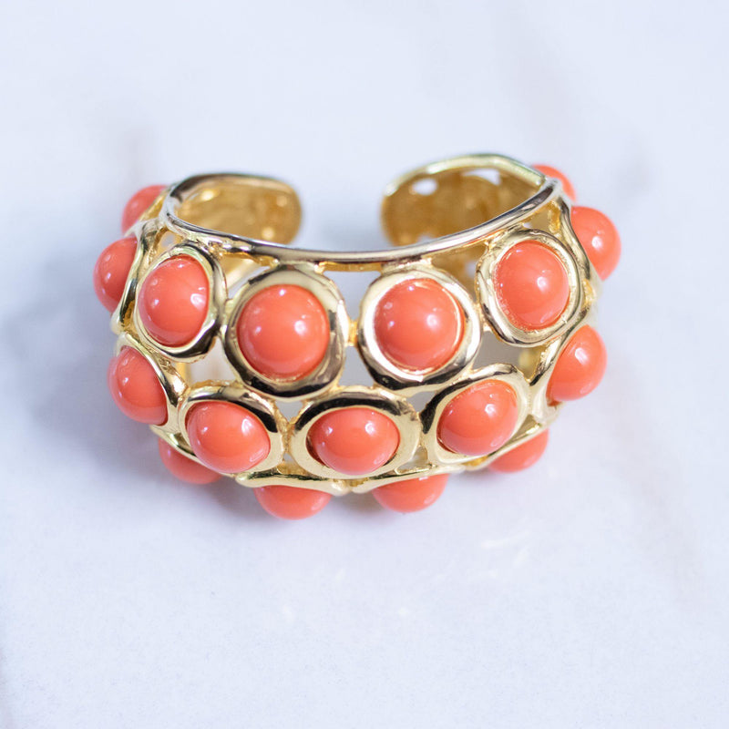 KJL Coral factory Lucite Bracelet