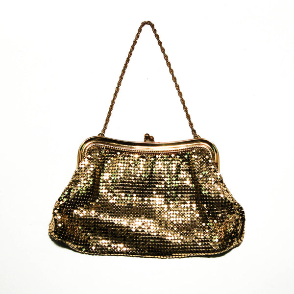Gold Mesh Wristlet by Whiting and Davis | Vintage Meet Modern Jewelry